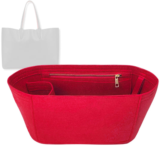 Bag Insert for (Christian Louboutin, Cabata Tote Small) Organizer Tote Purse Organiser Liner Shaper [Premium Felt Material]