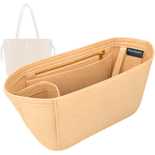 Bag Insert for (MCM, Reversible Liz Small) Organizer Tote Purse Organiser Liner Shaper [Premium Felt Material]
