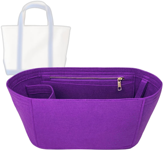 Bag Insert for (L.L.Bean, Boat and Tote - Extra Large) Organizer Tote Purse Organiser Liner Shaper [Premium Felt Material]