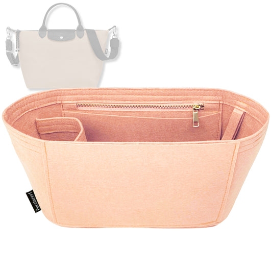 Bag Insert for (Longchamp, Le Pliage Xtra S Handbag) Organizer Tote Purse Organiser Liner Shaper [Premium Felt Material]