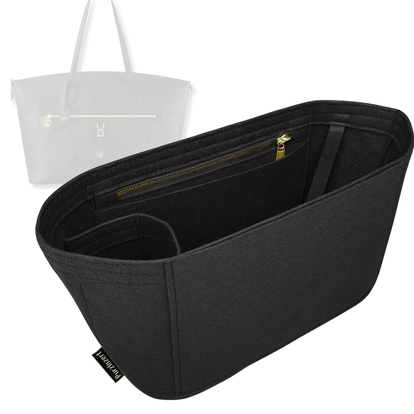 Bag Insert for (LV, Travel Bag M46357) Organizer Tote Purse Organiser Liner Shaper [Premium Felt Material]