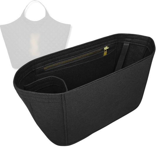 Bag Insert for (Saint Laurent (YSL), ICARE maxi shopping bag in quilted lambskin) Organizer Tote Purse Organiser Liner Shaper [Premium Felt Material]