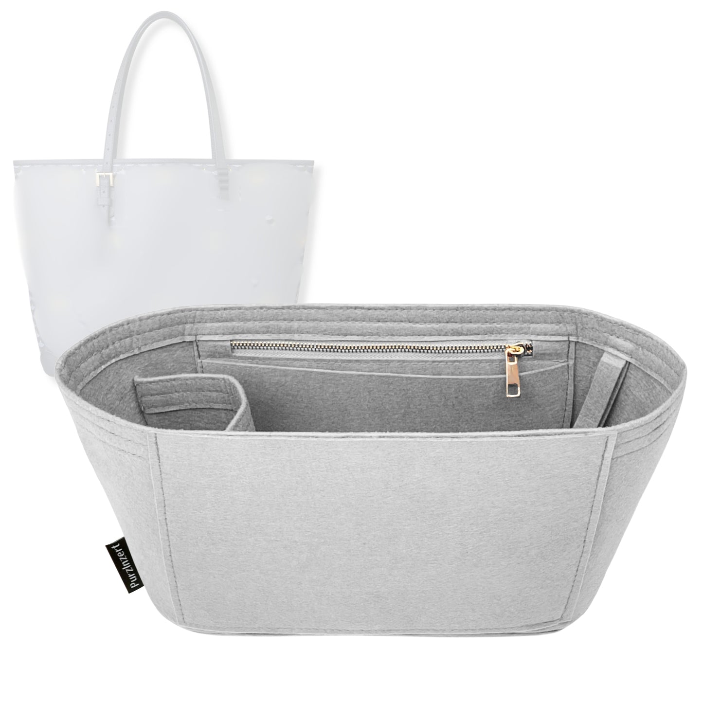 Bag Insert for (, Daily Battle 41) Organizer Tote Purse Organiser Liner Shaper [Premium Felt Material]