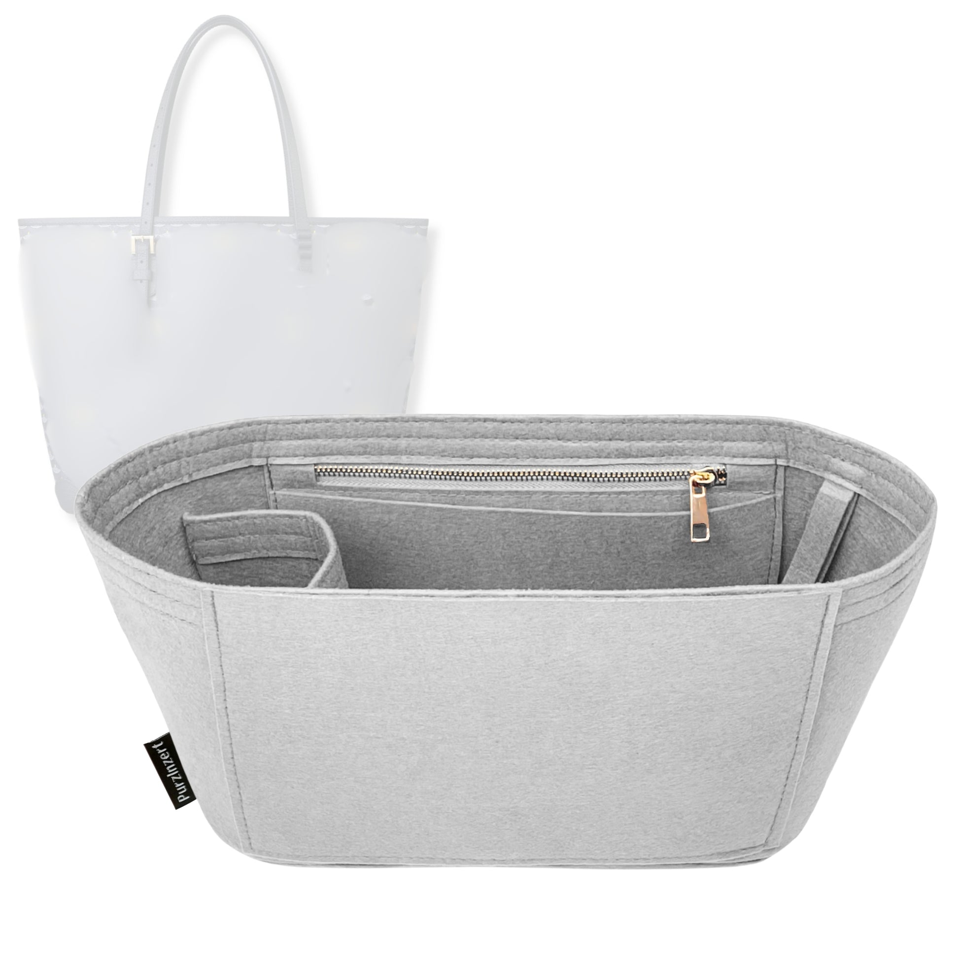 Bag Insert for (, Daily Battle 41) Organizer Tote Purse Organiser Liner Shaper [Premium Felt Material]