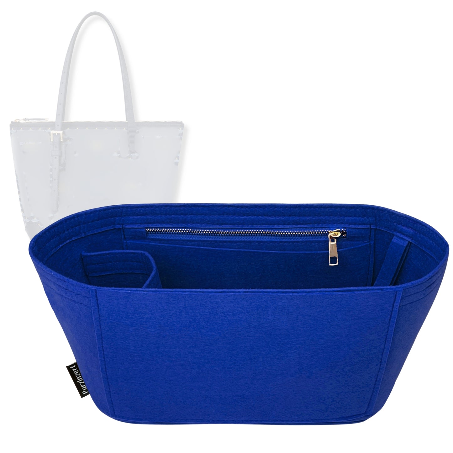 Bag Insert for (, Daily Battle 27 Zip) Organizer Tote Purse Organiser Liner Shaper [Premium Felt Material]