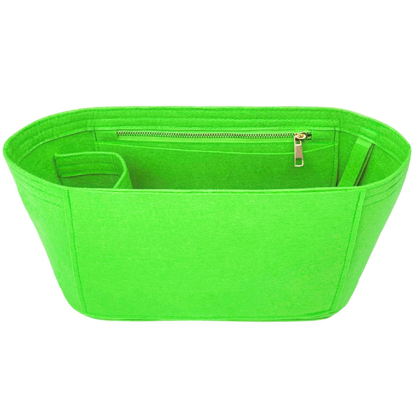 Bag Insert for (Mulberry, Micro Zipped Bayswater) Organizer of Felt Fabric