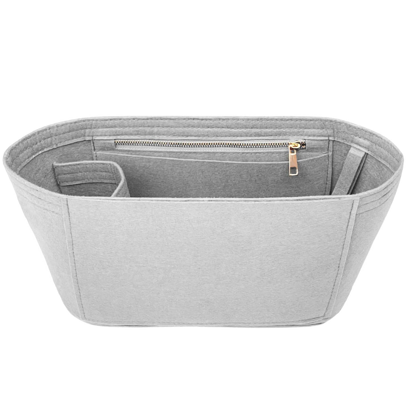 Bag Insert for (L.L.Bean, Tote Boat - Extra Large) Organizer of Felt Fabric