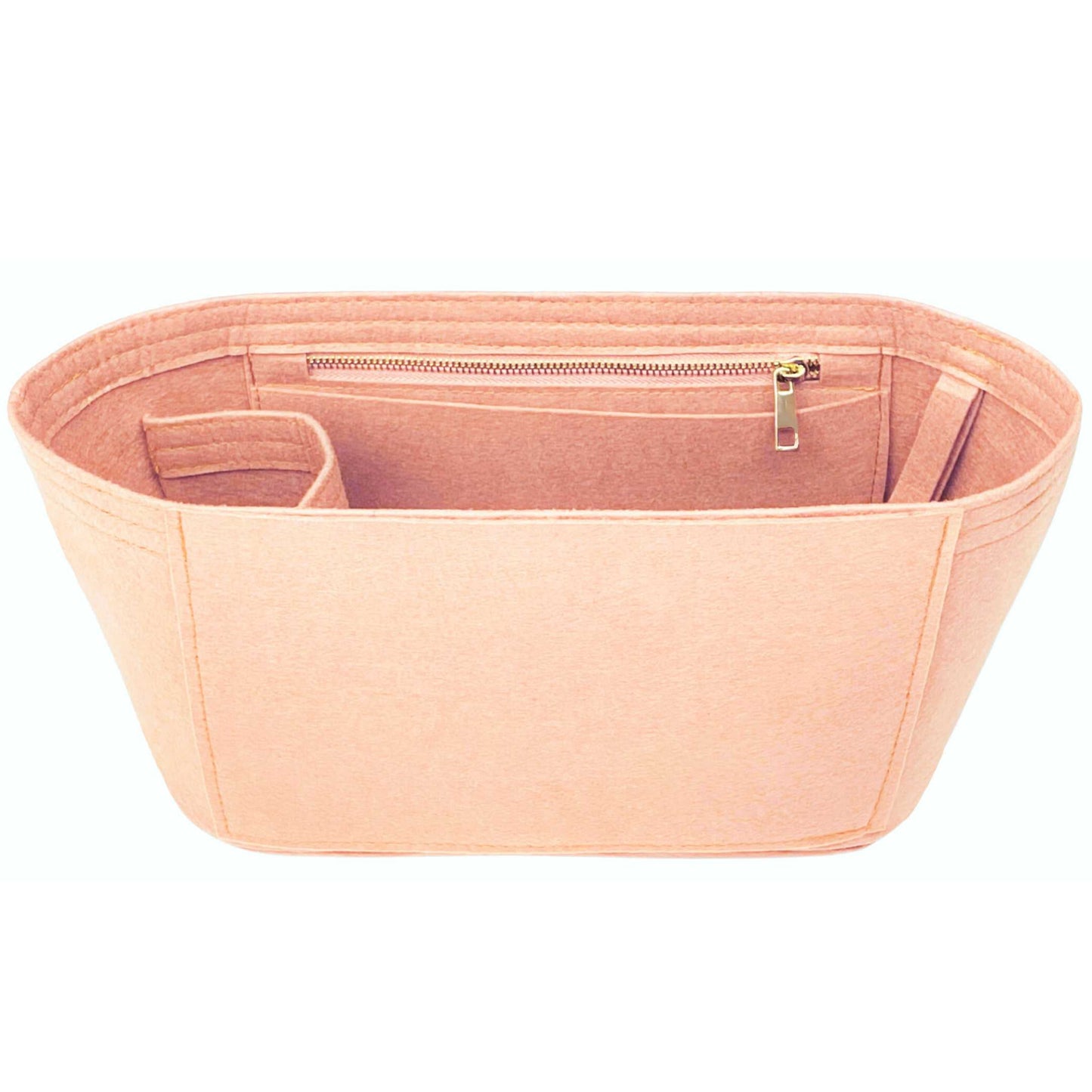 Bag Insert for (Mulberry, Mini Zipped Bayswater) Organizer of Felt Fabric