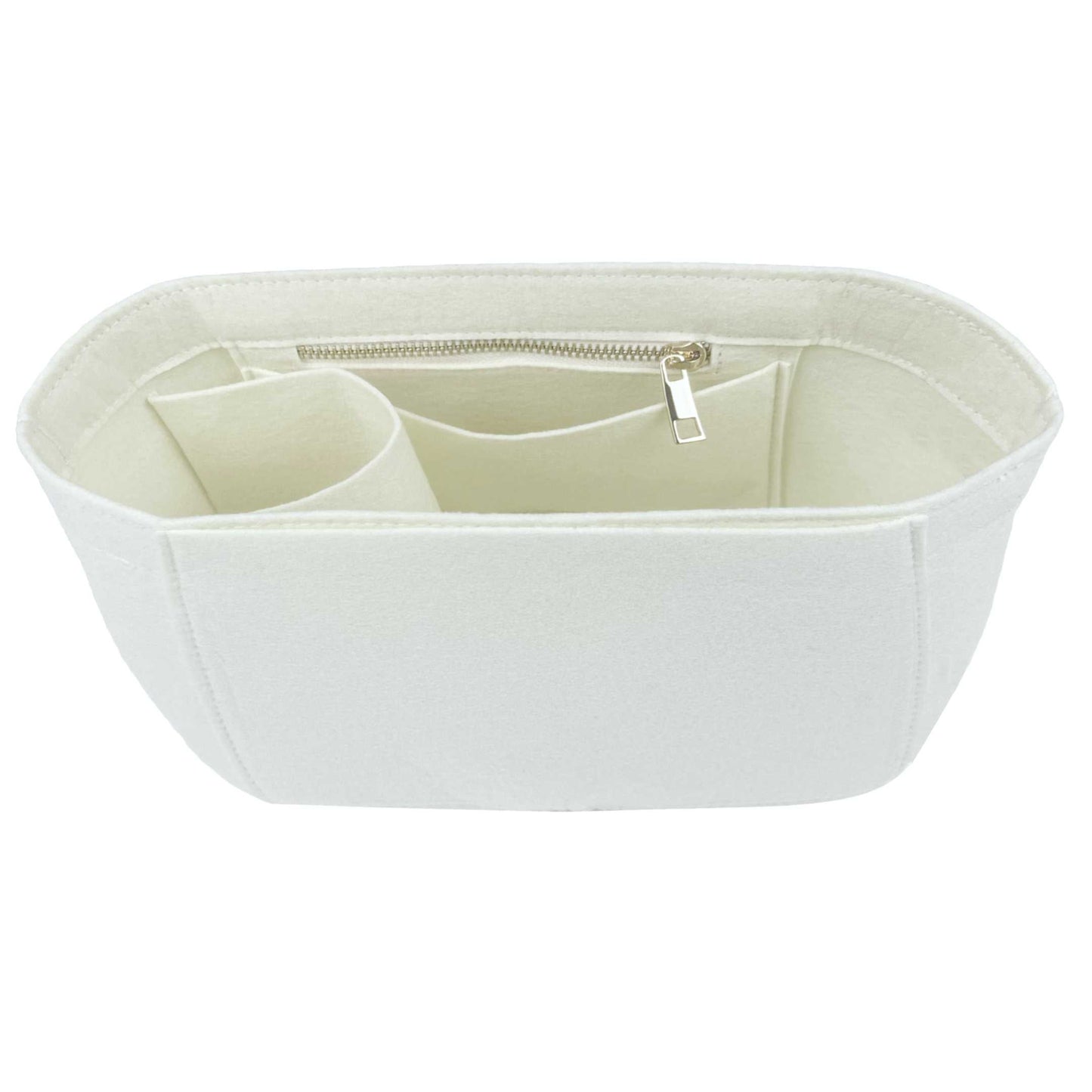 Bag Insert for (Mulberry, Mini Zipped Bayswater) Organizer of Felt Fabric