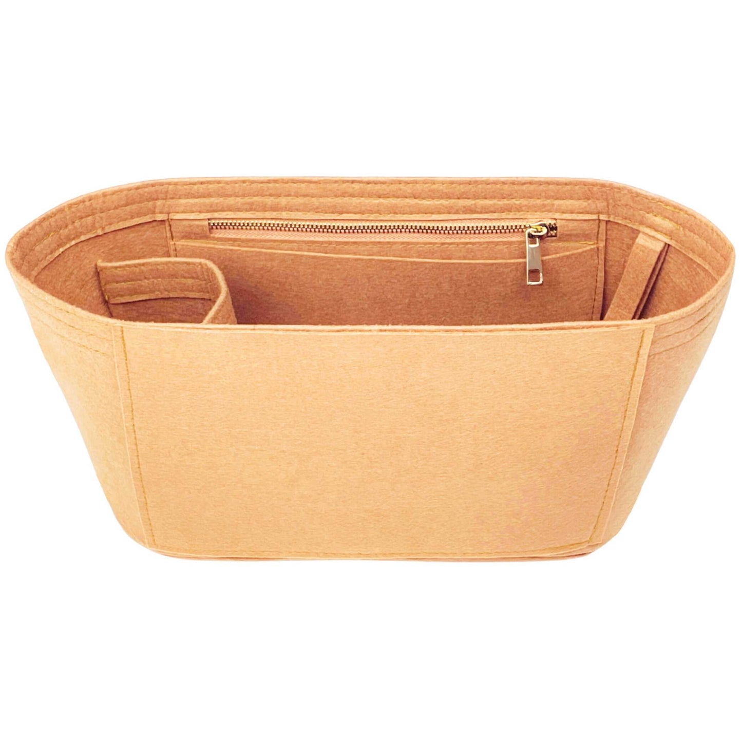 Bag Insert for (Coach, Station Tote) Organizer of Felt Fabric