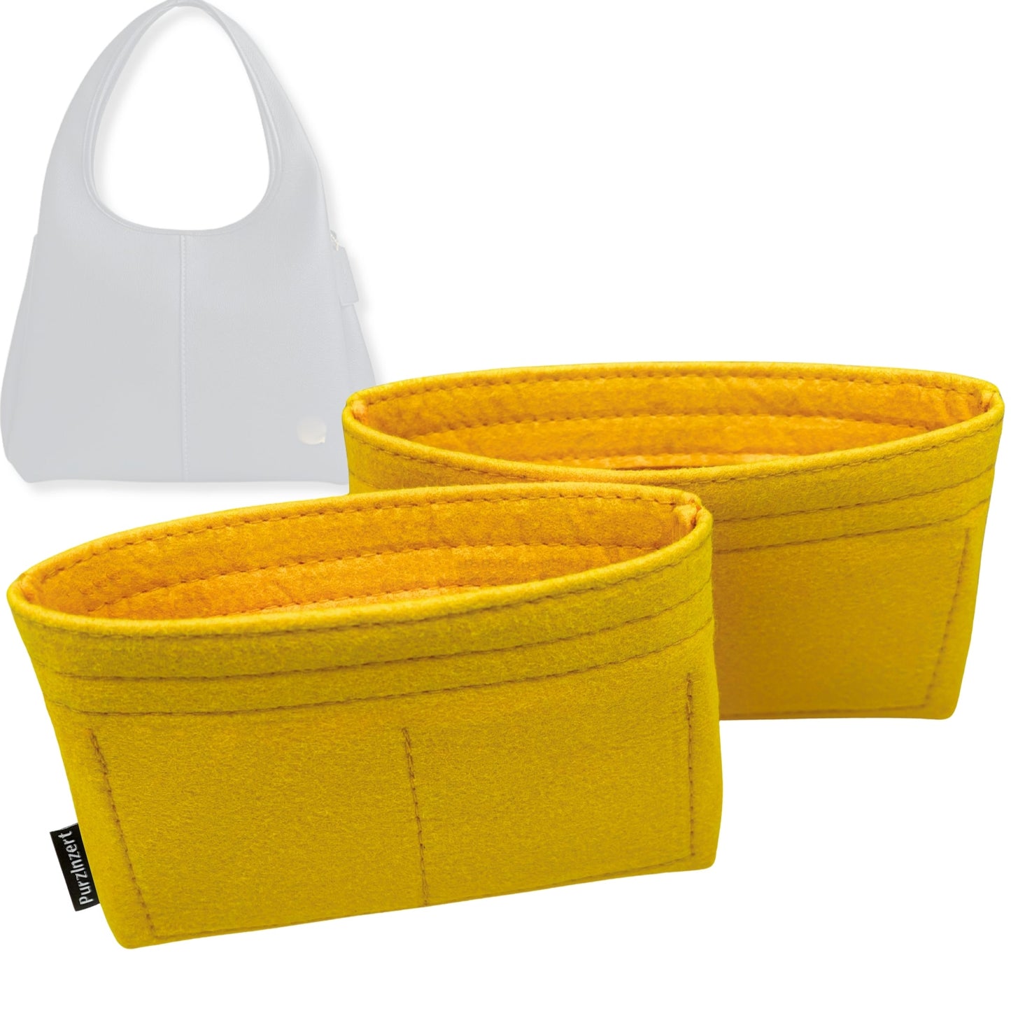 Bag Insert for (Coach, Lana Shoulder Bag 34) Organizer Tote Purse Organiser Liner Shaper [Premium Felt Material]