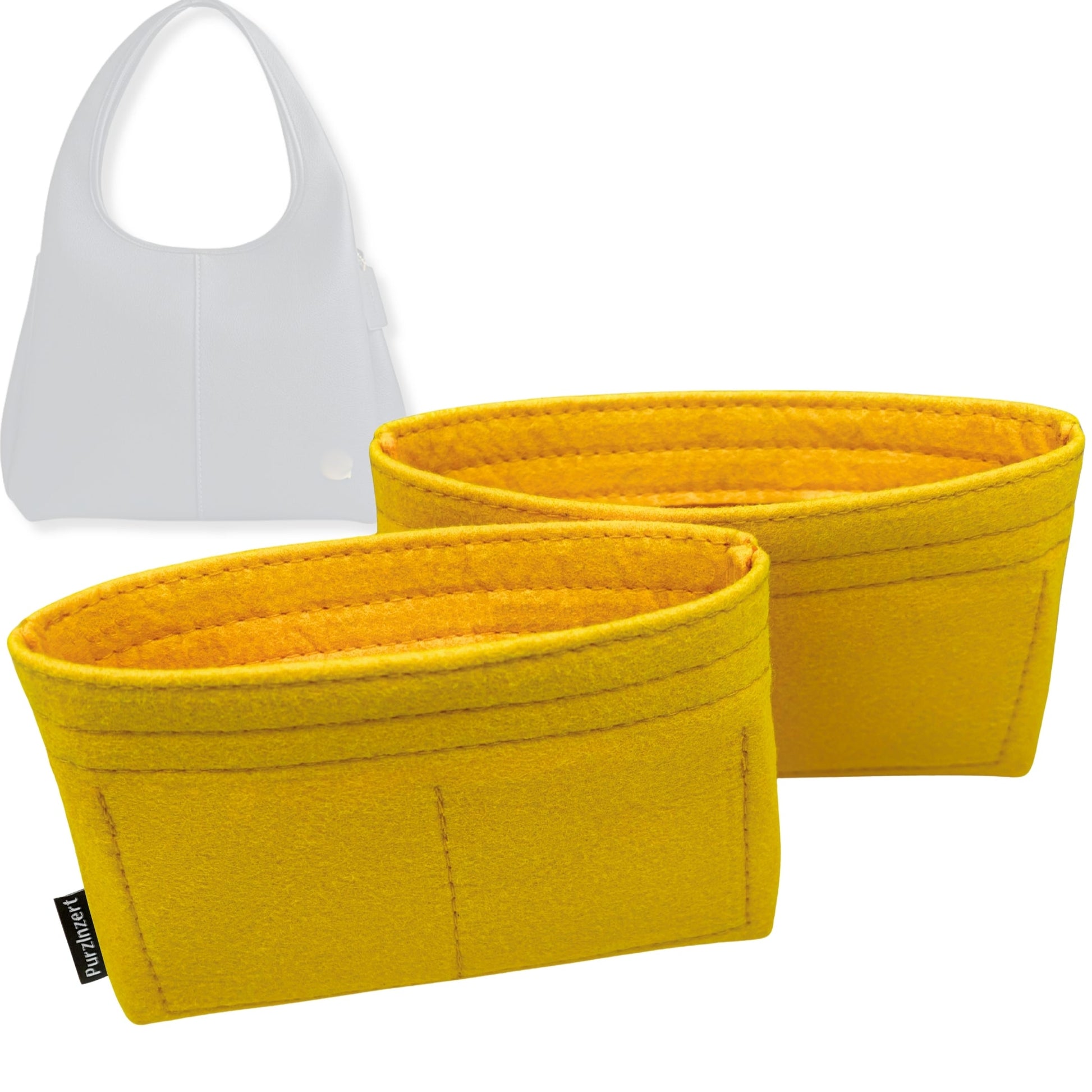 Bag Insert for (Coach, Lana Shoulder Bag 34) Organizer Tote Purse Organiser Liner Shaper [Premium Felt Material]
