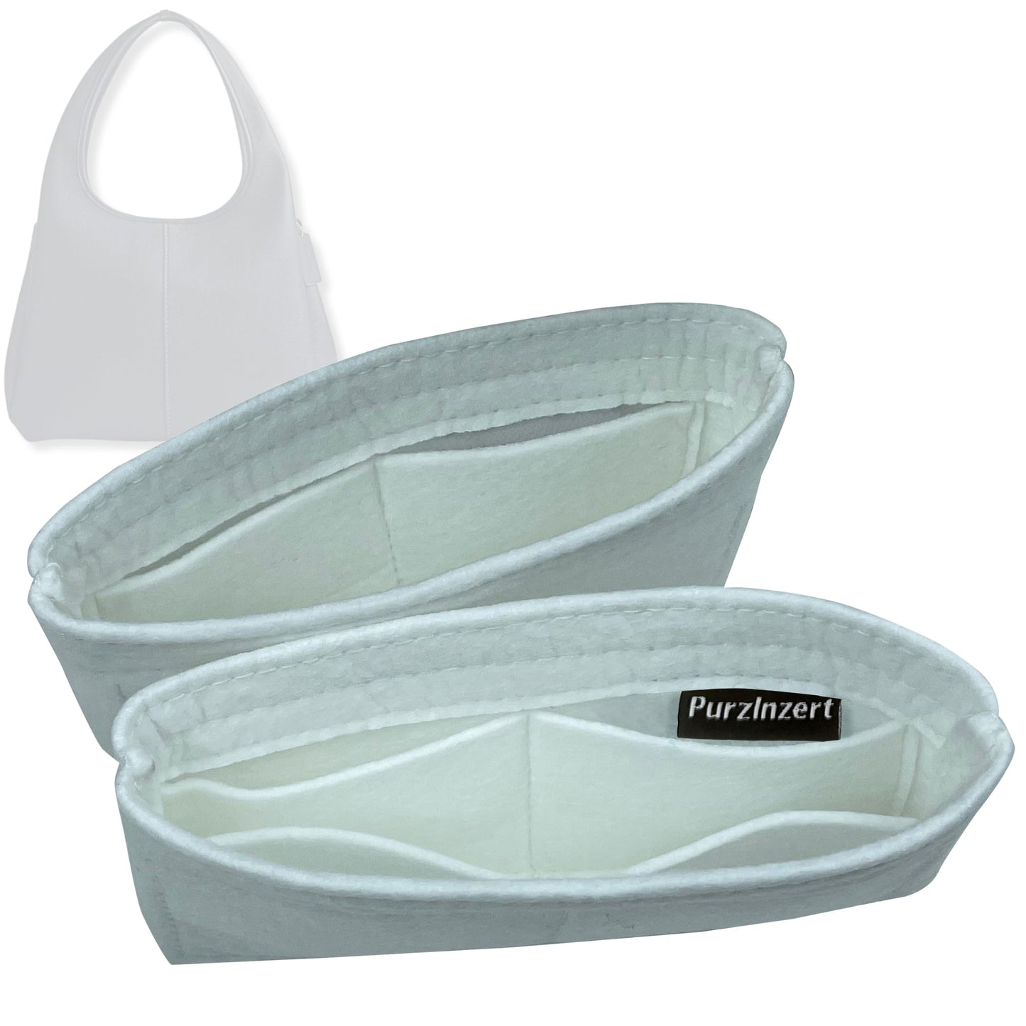 Bag Insert for (Coach, Lana Shoulder Bag 23) Organizer Tote Purse Organiser Liner Shaper [Premium Felt Material]