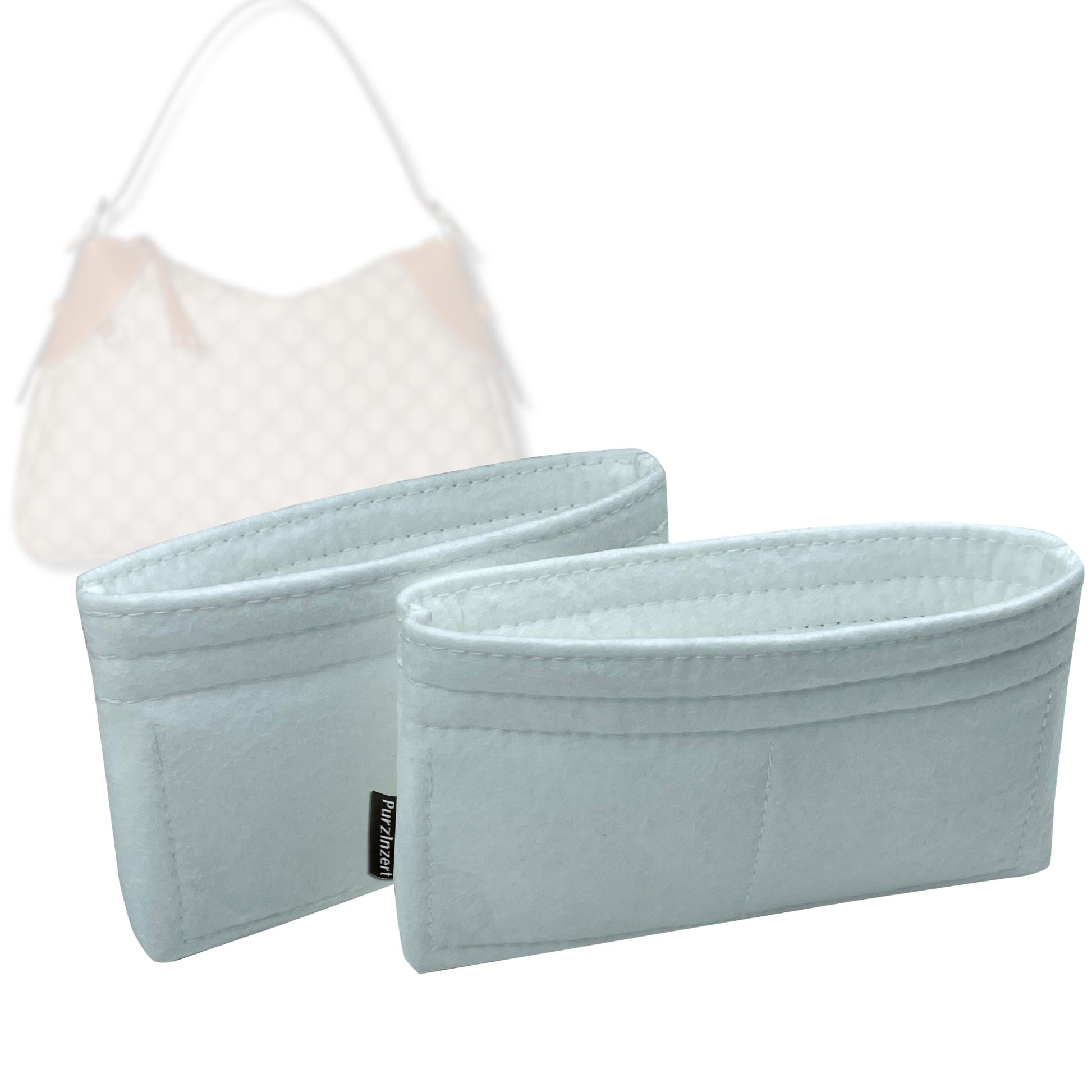 Bag Insert for (Gucci, GG Emblem large shoulder bag) Organizer Tote Purse Organiser Liner Shaper [Premium Felt Material]