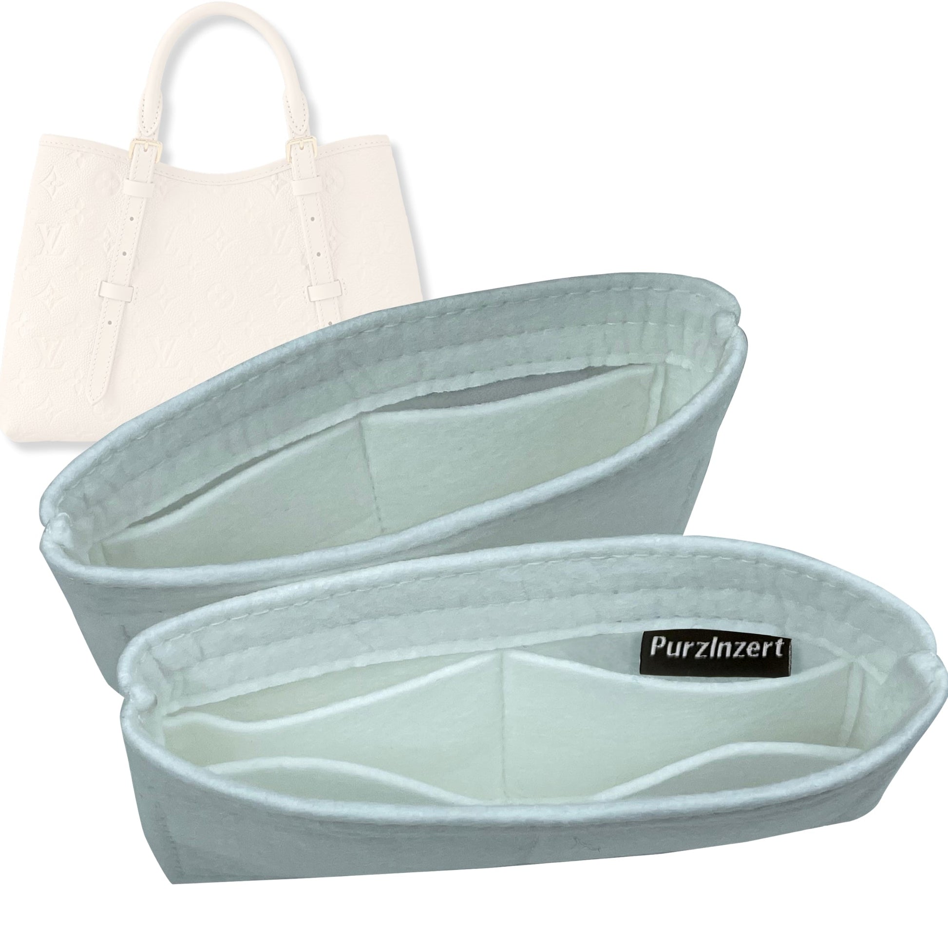 Bag Insert for (LV, Babylone Tote PM) Organizer Tote Purse Organiser Liner Shaper [Premium Felt Material]