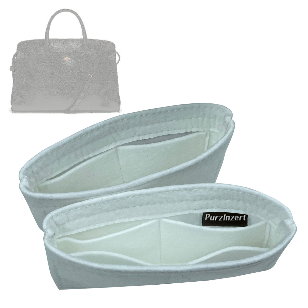 Bag Insert for (Metier, Private Eye Large) Organizer Tote Purse Organiser Liner Shaper [Premium Felt Material]