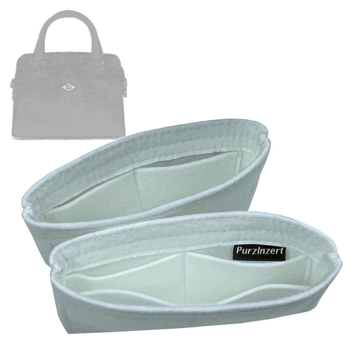 Bag Insert for (Metier, Private Eye Mini) Organizer Tote Purse Organiser Liner Shaper [Premium Felt Material]