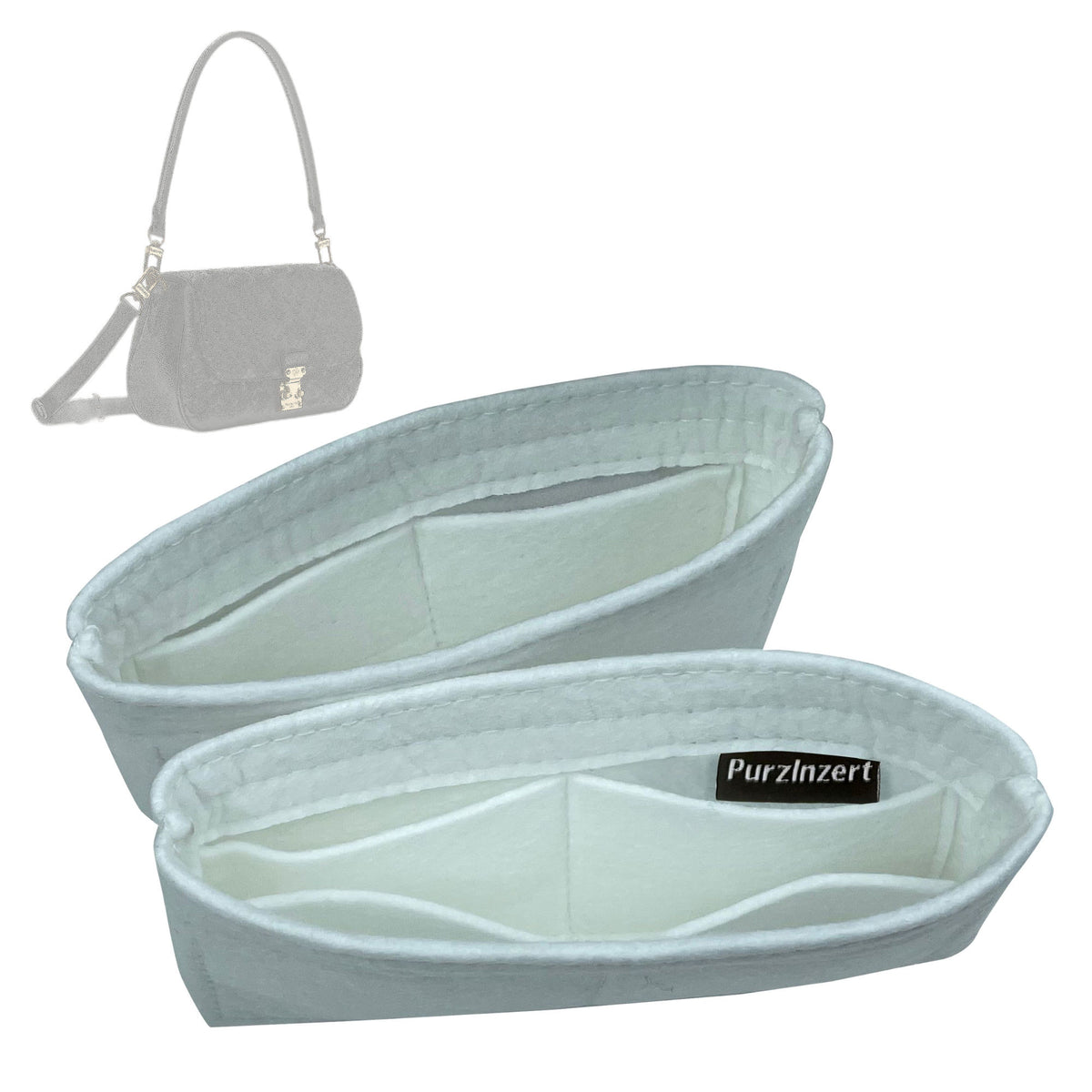 Bag Insert for (LV, Pochette Metis Soft) Organizer Tote Purse Organiser Liner Shaper [Premium Felt Material]