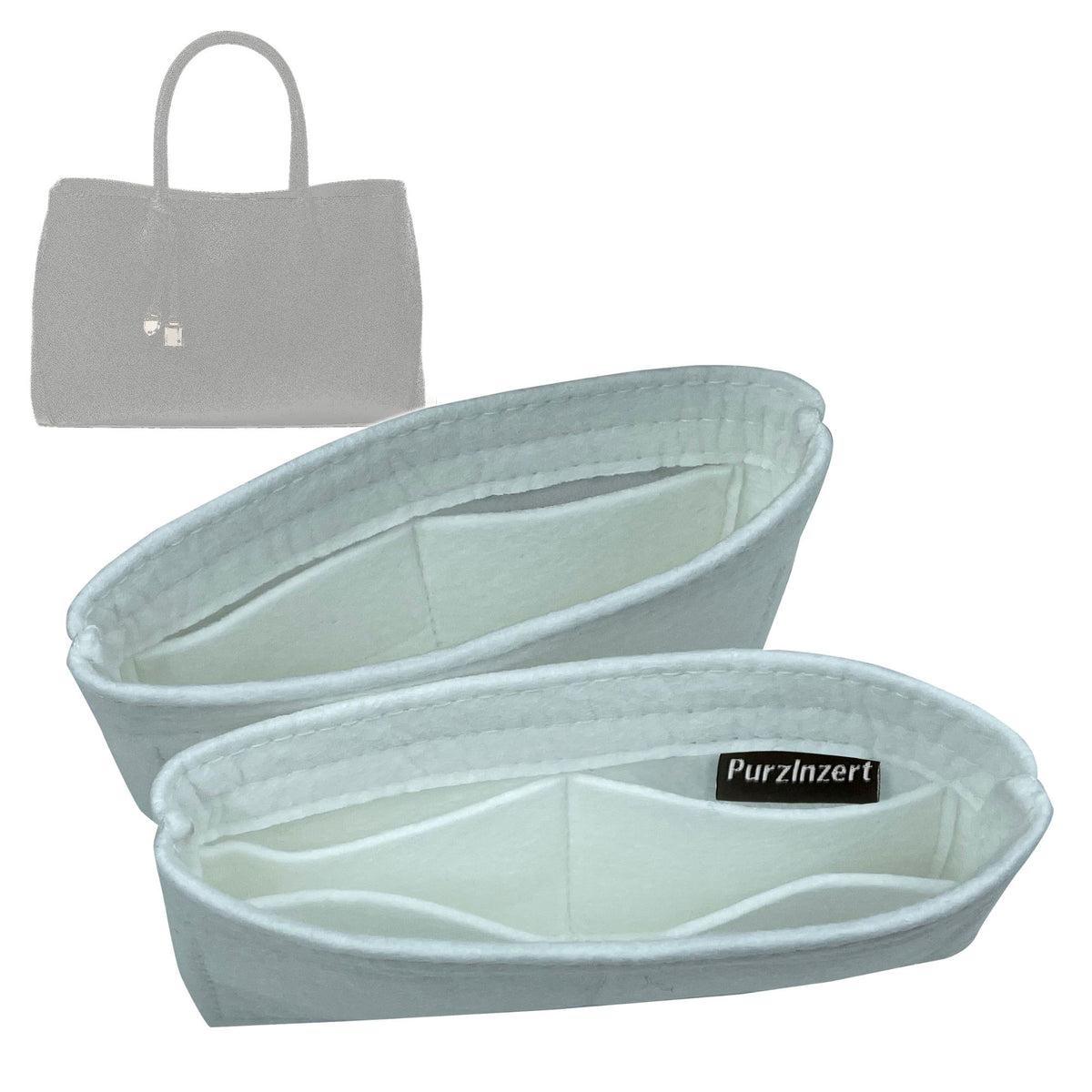 Bag Insert for (Aspinal of London, Large London Tote) Organizer Tote Purse Organiser Liner Shaper [Premium Felt Material]