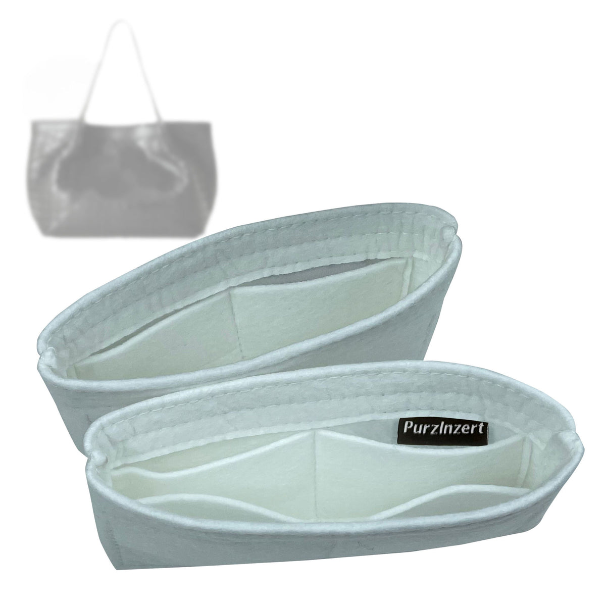 Bag Insert for (Serapian, SMALL SECRET TOTE BAG) Organizer Tote Purse Organiser Liner Shaper [Premium Felt Material]