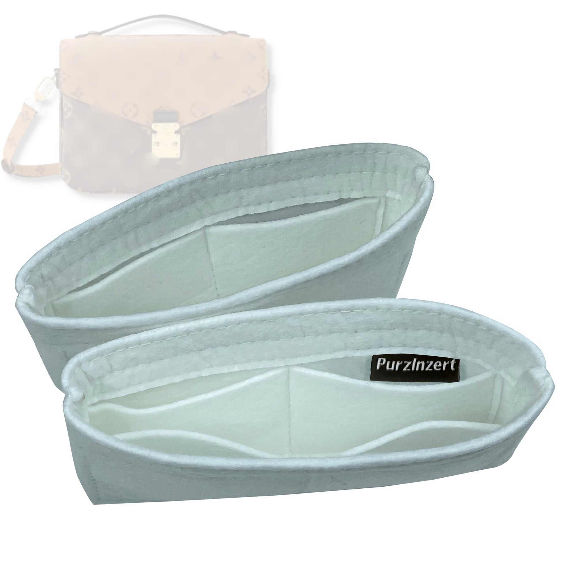 Bag Insert for (LV, Pochette Metis) Organizer Tote Purse Organiser Liner Shaper [Premium Felt Material]