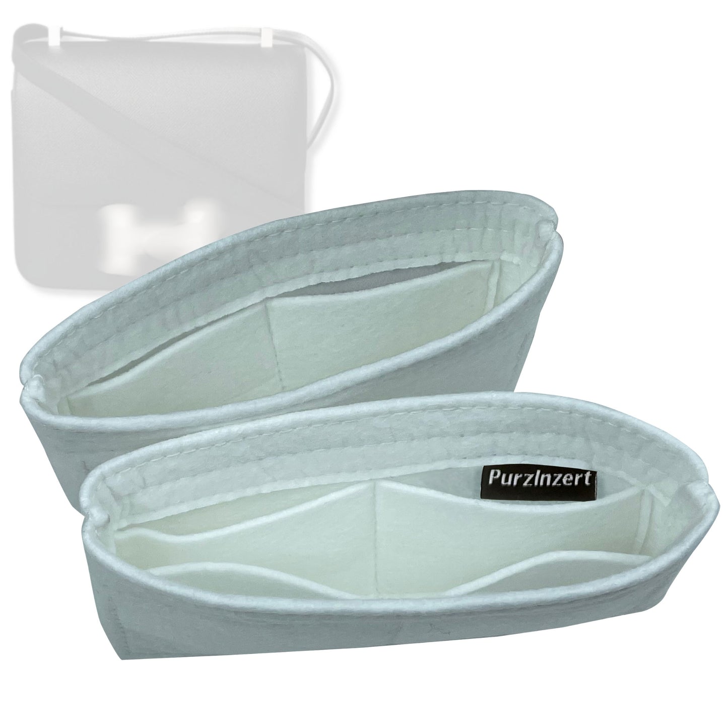Bag Insert for (Hermes, Constance 24 MM (Medium)) Organizer Tote Purse Organiser Liner Shaper [Premium Felt Material]