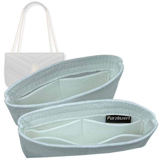 Bag Insert for (Saint Laurent (YSL), Loulou Large) Organizer Tote Purse Organiser Liner Shaper [Premium Felt Material]