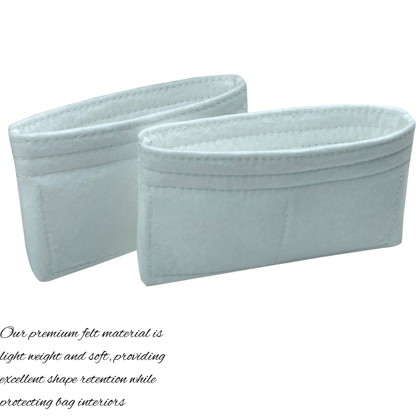 Bag Insert for (Coach, Lana Shoulder Bag 23) Organizer of Felt Fabric