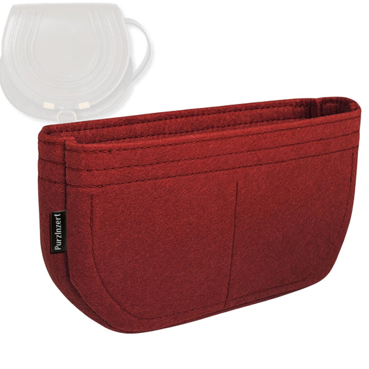 Bag Insert for (Chloe, Large Marcie Saddle) Organizer Tote Purse Organiser Liner Shaper [Premium Felt Material]