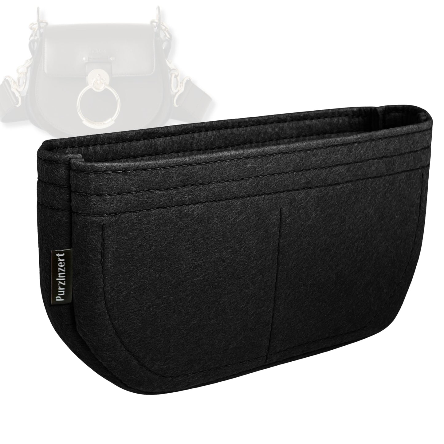 Bag Insert for (Chloe, Small Tess Bag) Organizer Tote Purse Organiser Liner Shaper [Premium Felt Material]