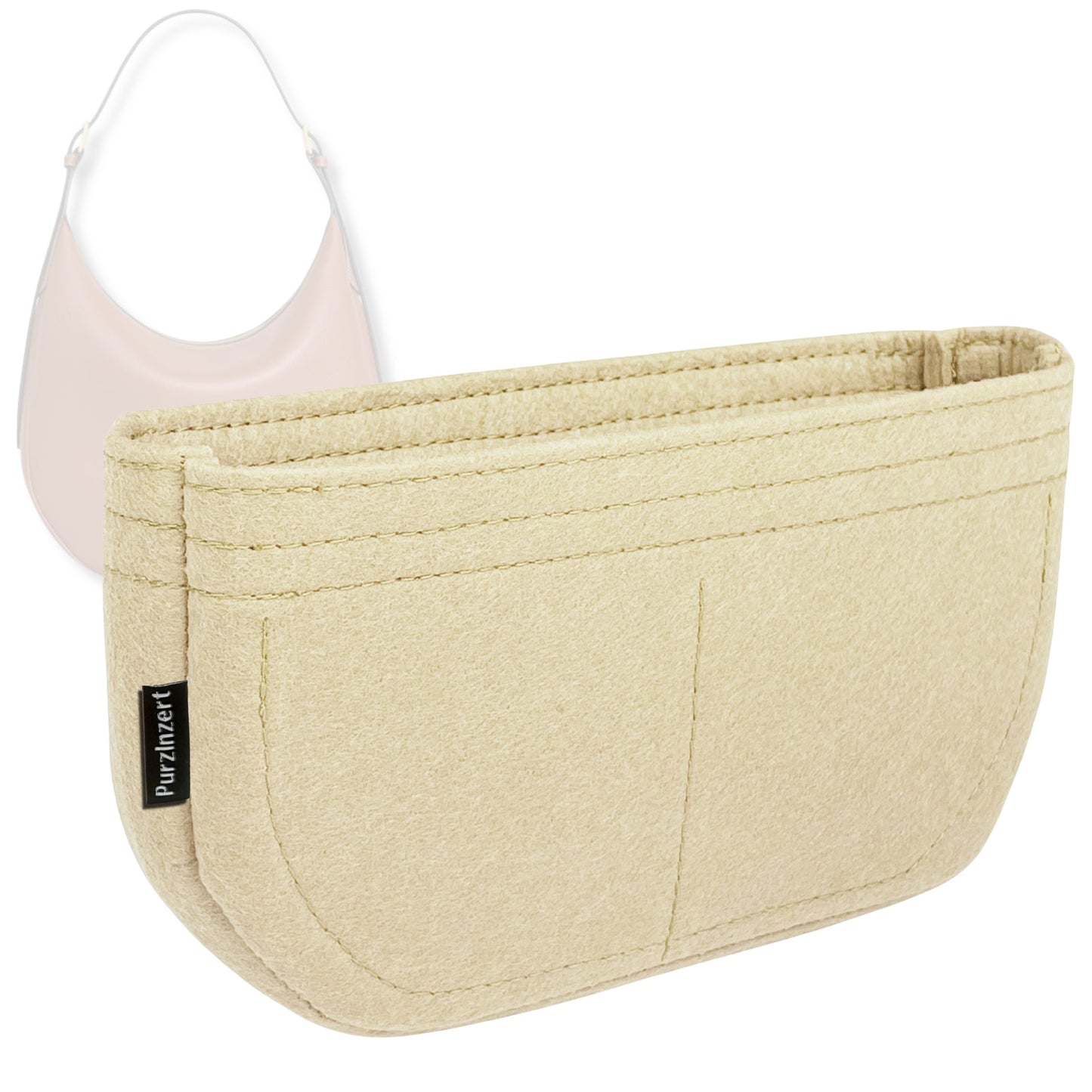 Bag Insert for (Celine, Heloise Bag Medium) Organizer Tote Purse Organiser Liner Shaper [Premium Felt Material]