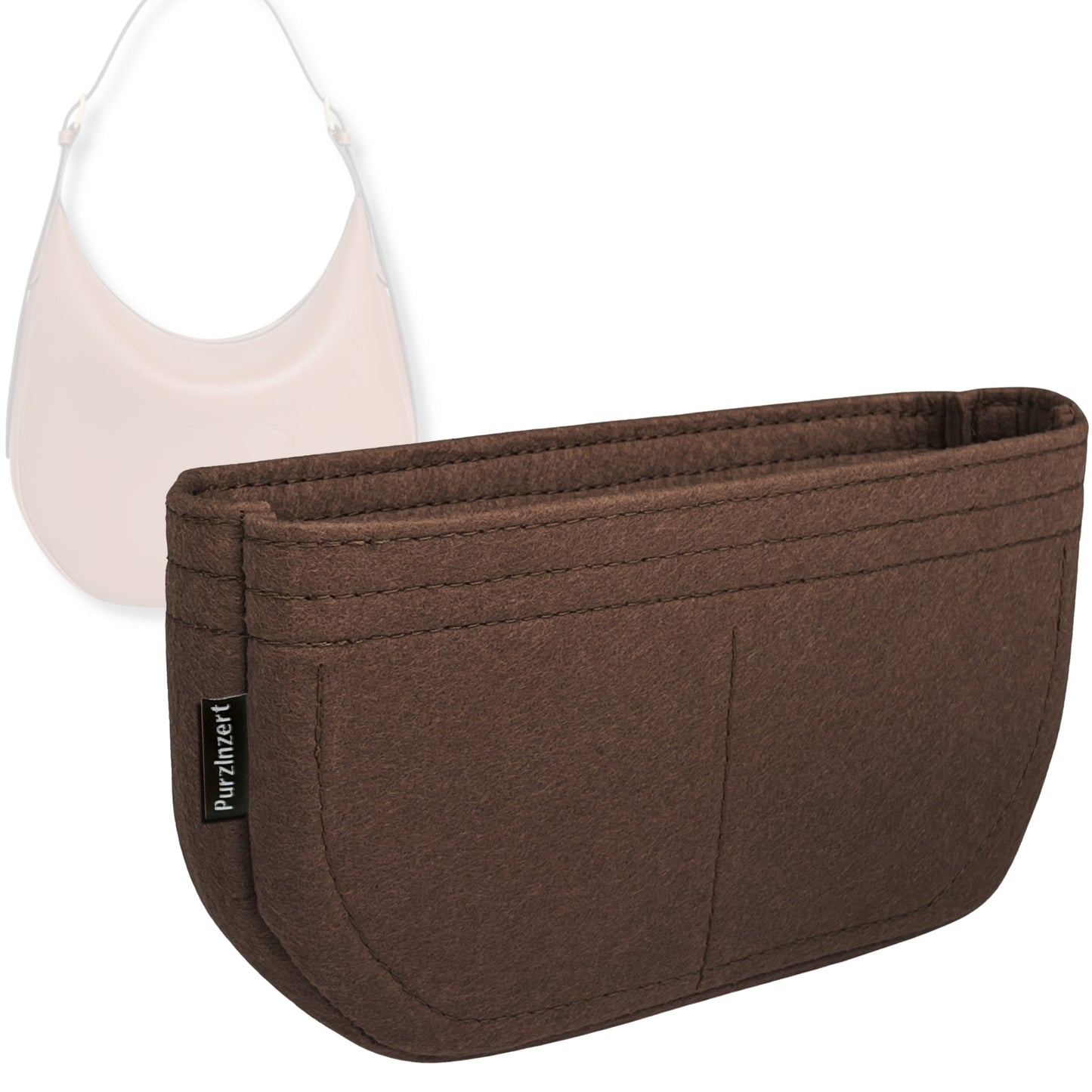 Bag Insert for (Celine, Heloise Bag Large) Organizer Tote Purse Organiser Liner Shaper [Premium Felt Material]