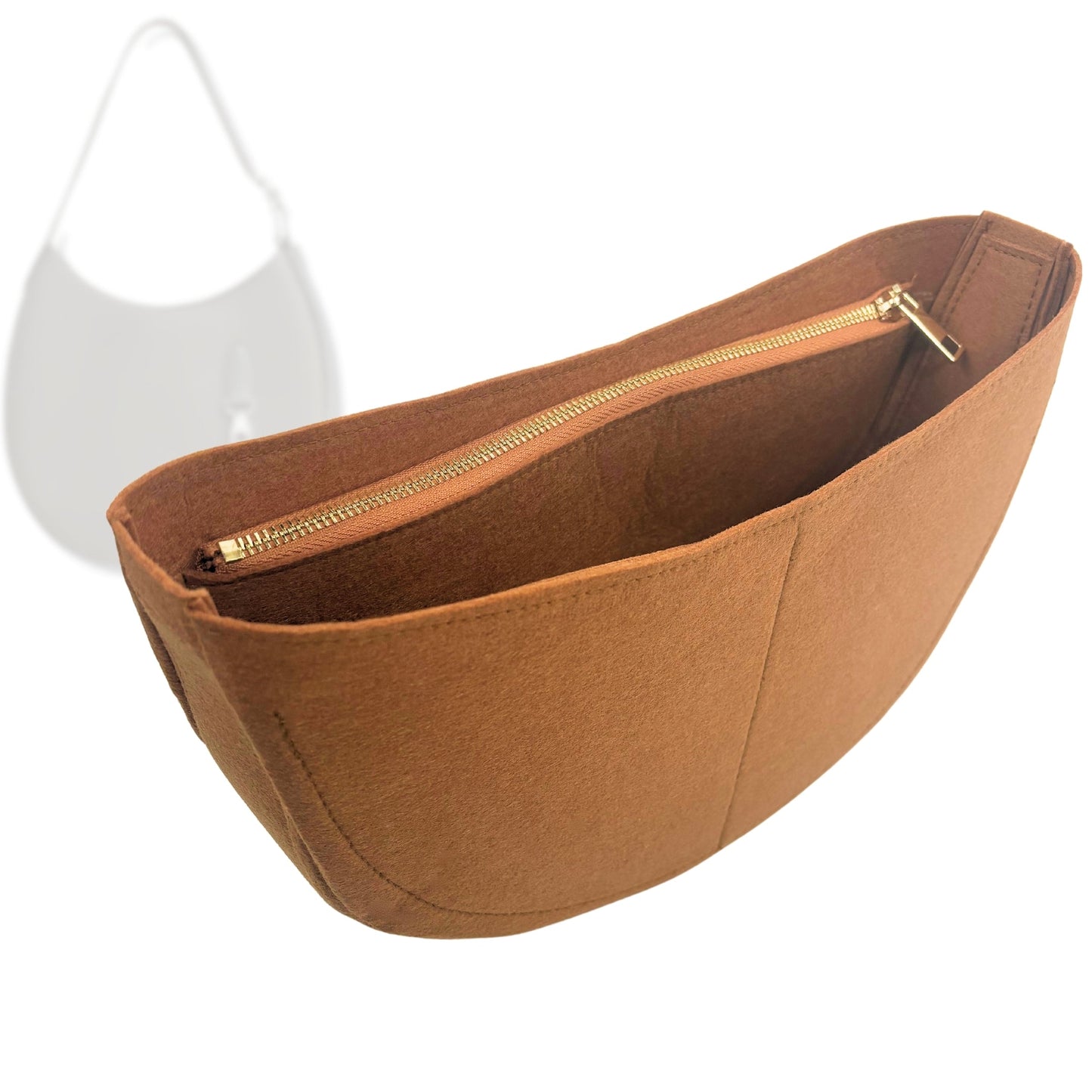 Bag Insert for (Hermes, Arcon bag) Organizer Tote Purse Organiser Liner Shaper [Premium Felt Material]