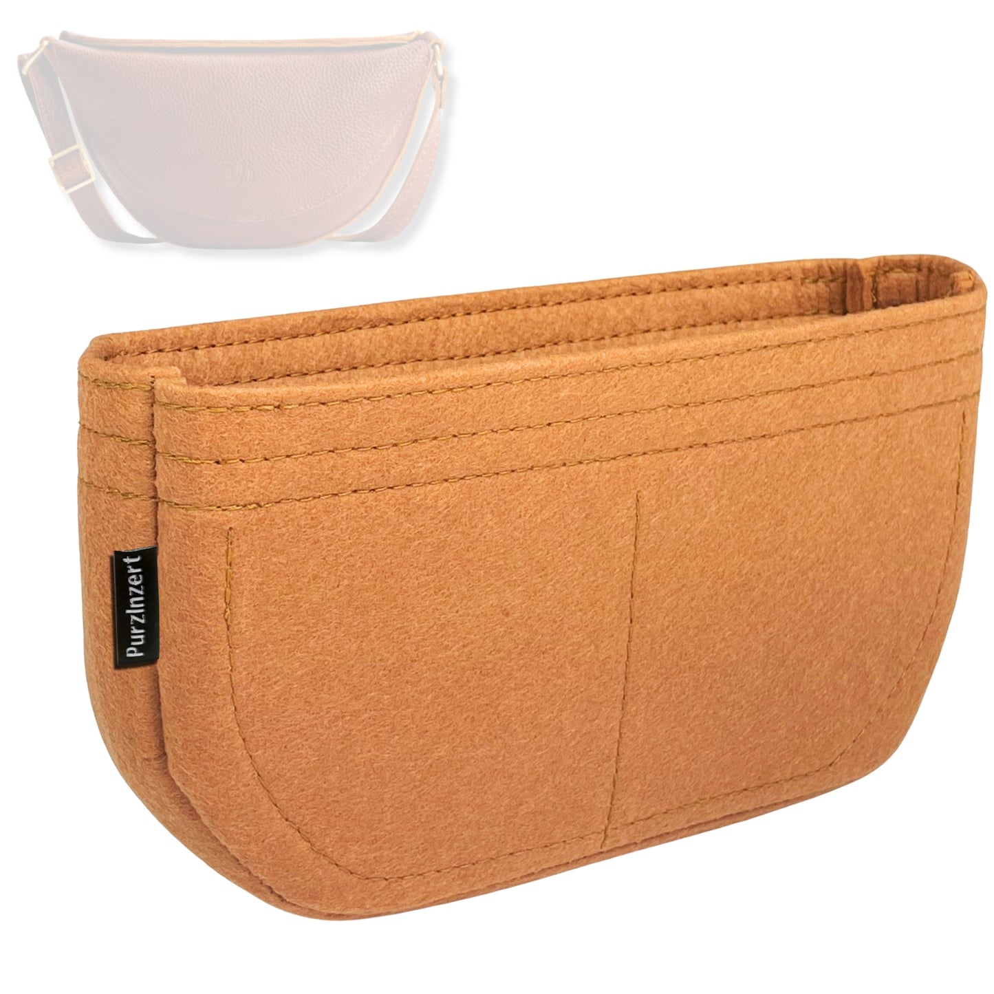 Bag Insert for (Portland Leather Goods, Koala Sling Bag Small) Organizer Tote Purse Organiser Liner Shaper [Premium Felt Material]