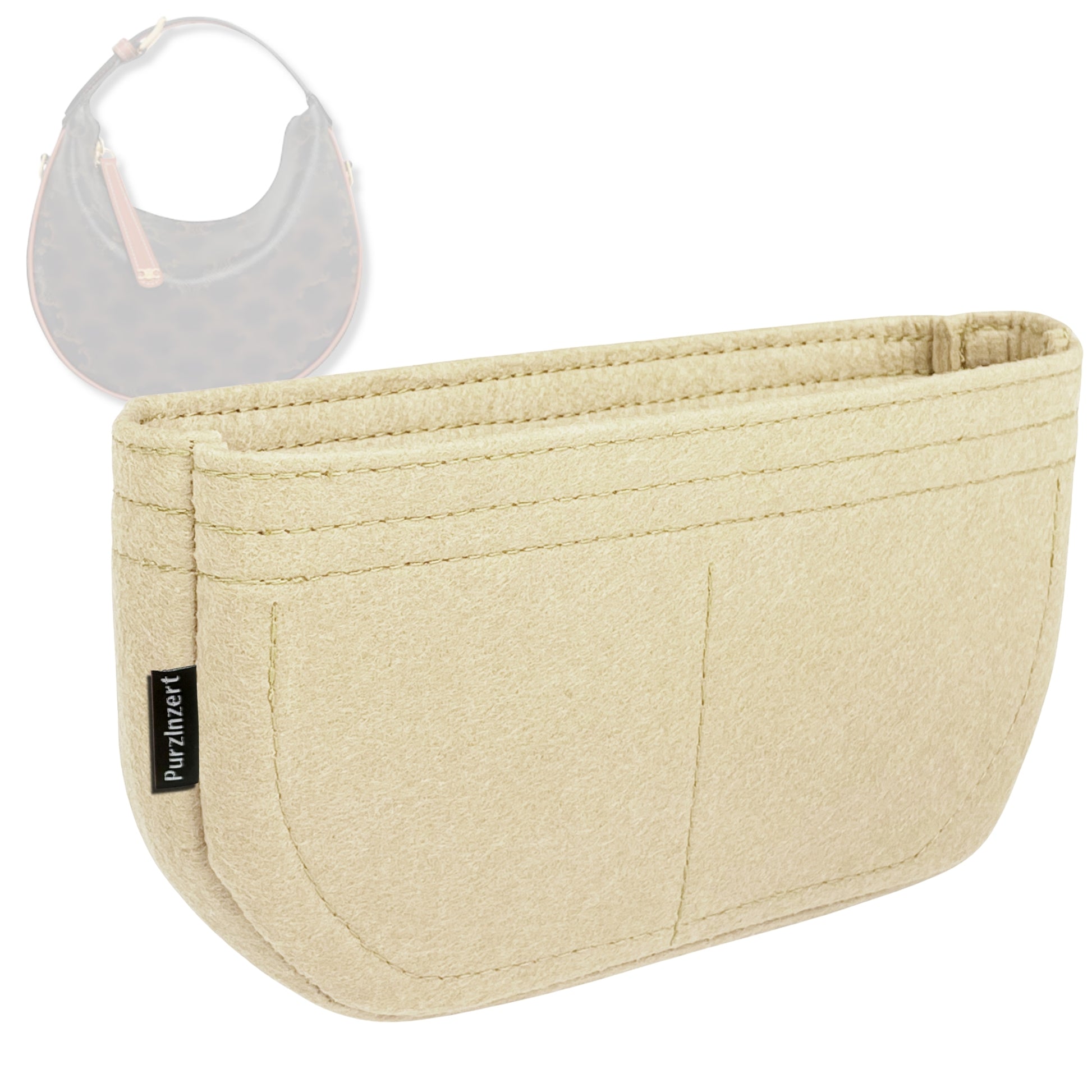 Bag Insert for (Celine, Teen Lulu) Organizer Tote Purse Organiser Liner Shaper [Premium Felt Material]