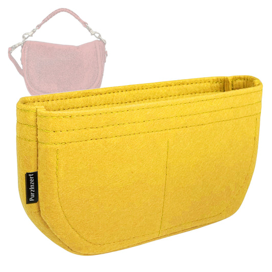 Bag Insert for (Mulberry, Small Effie Satchel) Organizer Tote Purse Organiser Liner Shaper [Premium Felt Material]