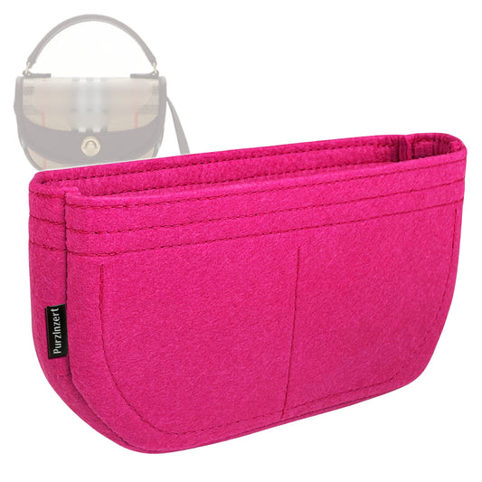 Bag Insert for (Burberry, Mini Highlands Tote) Organizer Tote Purse Organiser Liner Shaper [Premium Felt Material]