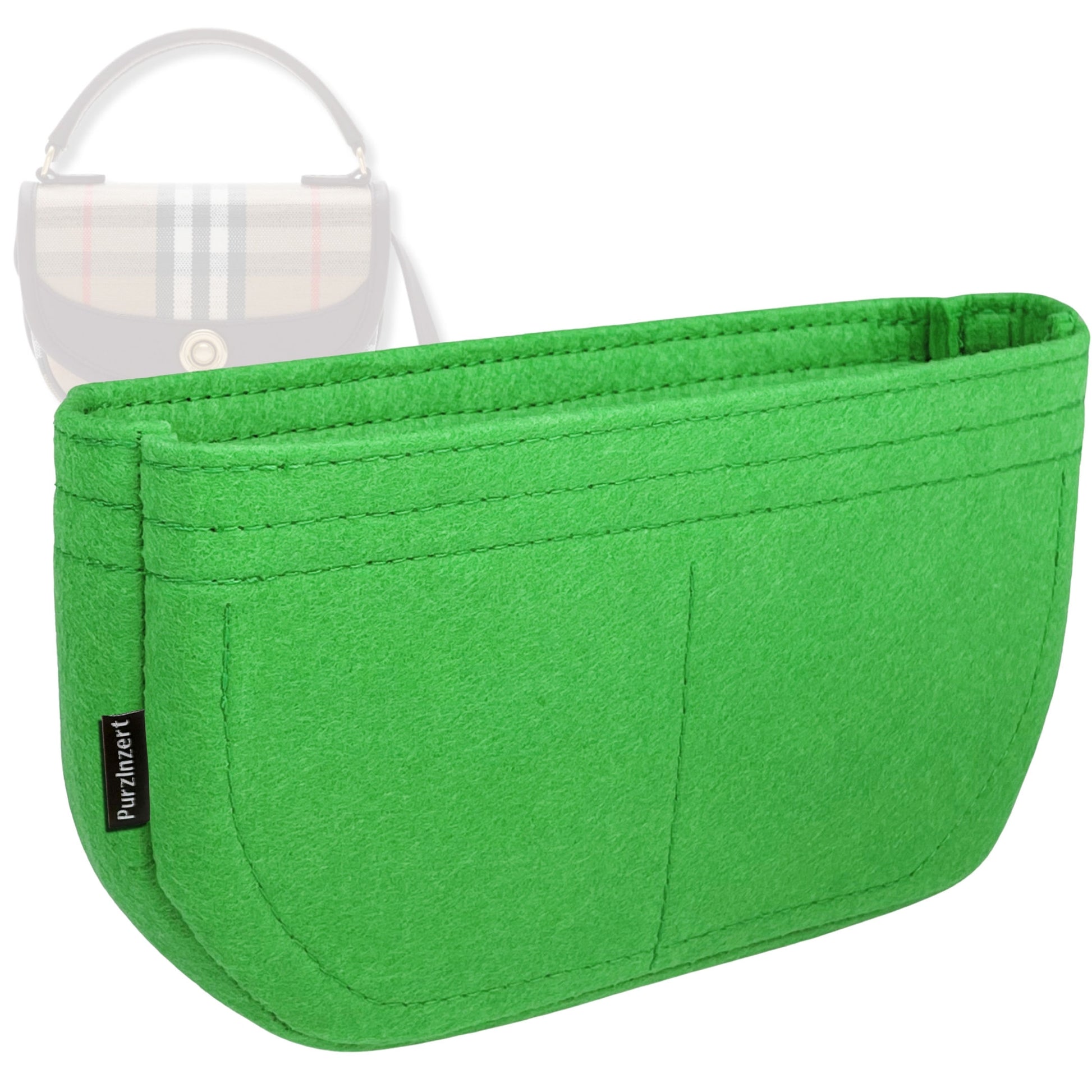 Bag Insert for (Burberry, Mini Highlands Tote) Organizer Tote Purse Organiser Liner Shaper [Premium Felt Material]