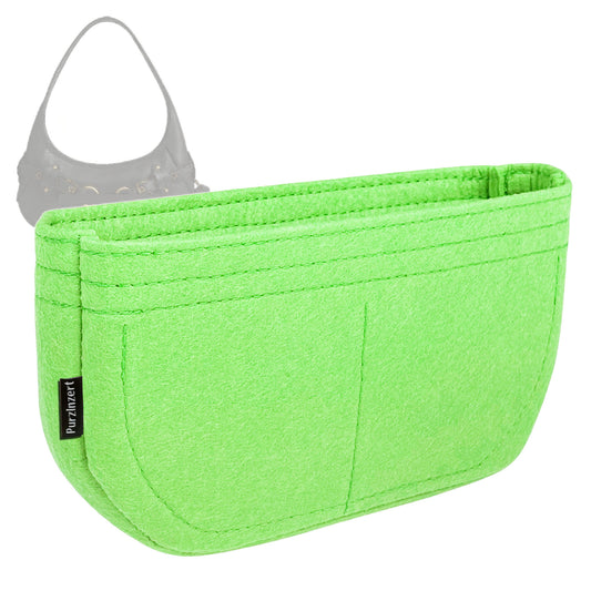 Bag Insert for (Coach, BELTED ERGO SHOULDER BAG 34) Organizer Tote Purse Organiser Liner Shaper [Premium Felt Material]