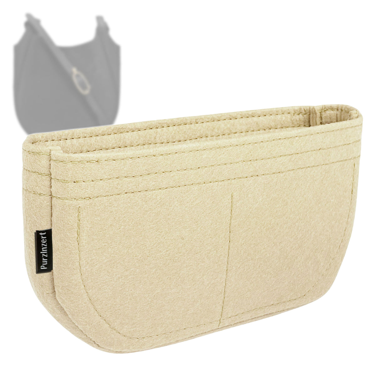 Bag Insert for (Longchamp, Le Foulonné S Crossbody Bag) Organizer Tote Purse Organiser Liner Shaper [Premium Felt Material]