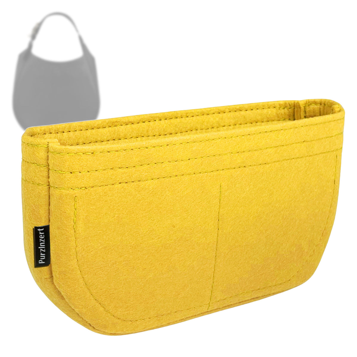 Bag Insert for (Longchamp, Le Foulonne S HandBag) Organizer Tote Purse Organiser Liner Shaper [Premium Felt Material]