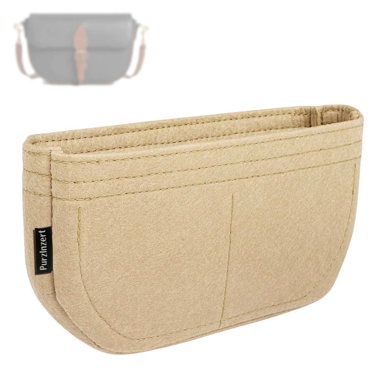 Bag Insert for (Celine, FOLCO SHOULDER BAG) Organizer Tote Purse Organiser Liner Shaper [Premium Felt Material]