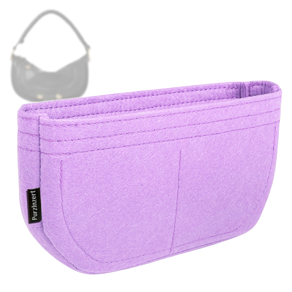 Bag Insert for (Chloe, Mini Marcie Shoulder Bag) Organizer Tote Purse Organiser Liner Shaper [Premium Felt Material]
