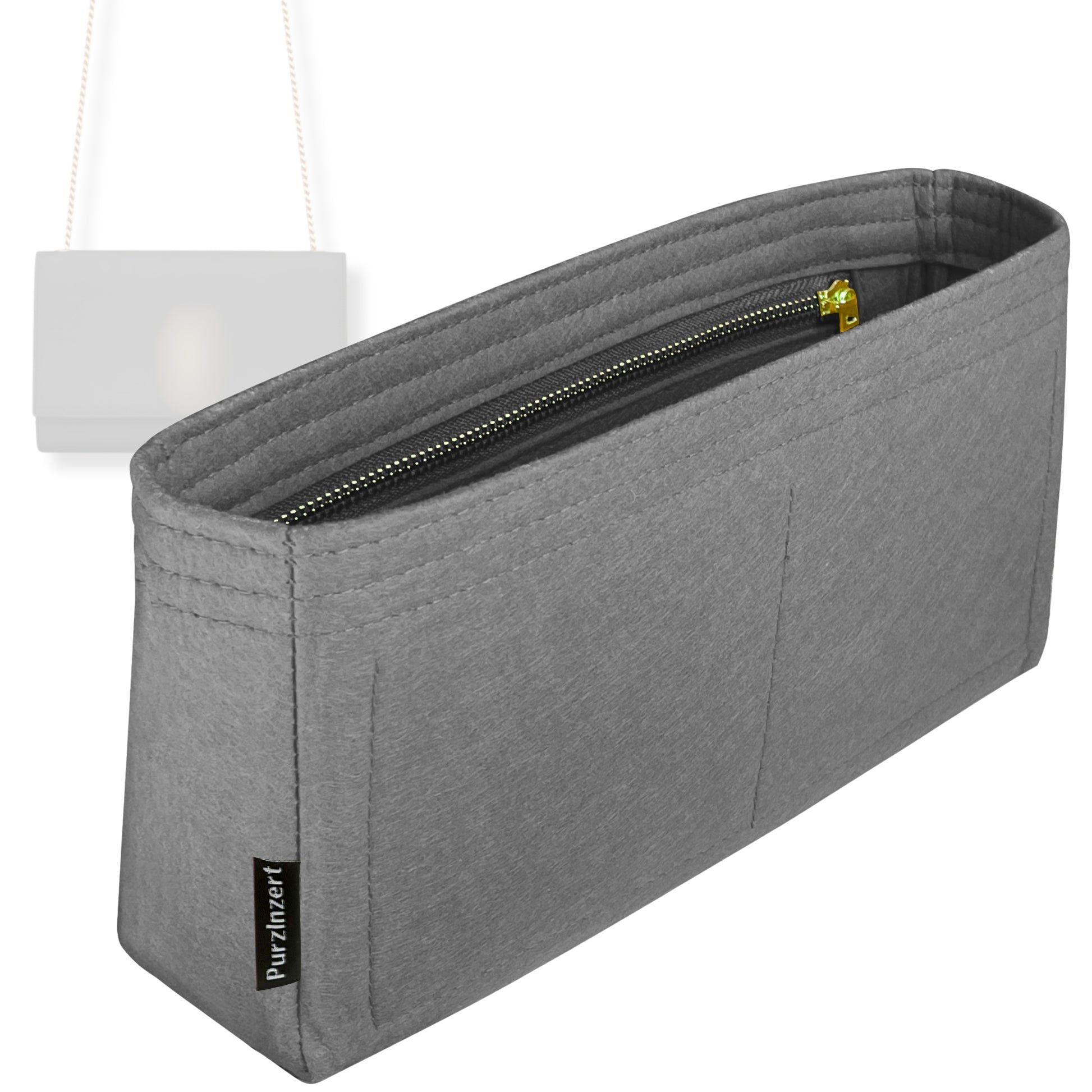 Bag Insert for (Saint Laurent (YSL), KATE Medium) Organizer Tote Purse Organiser Liner Shaper [Premium Felt Material]