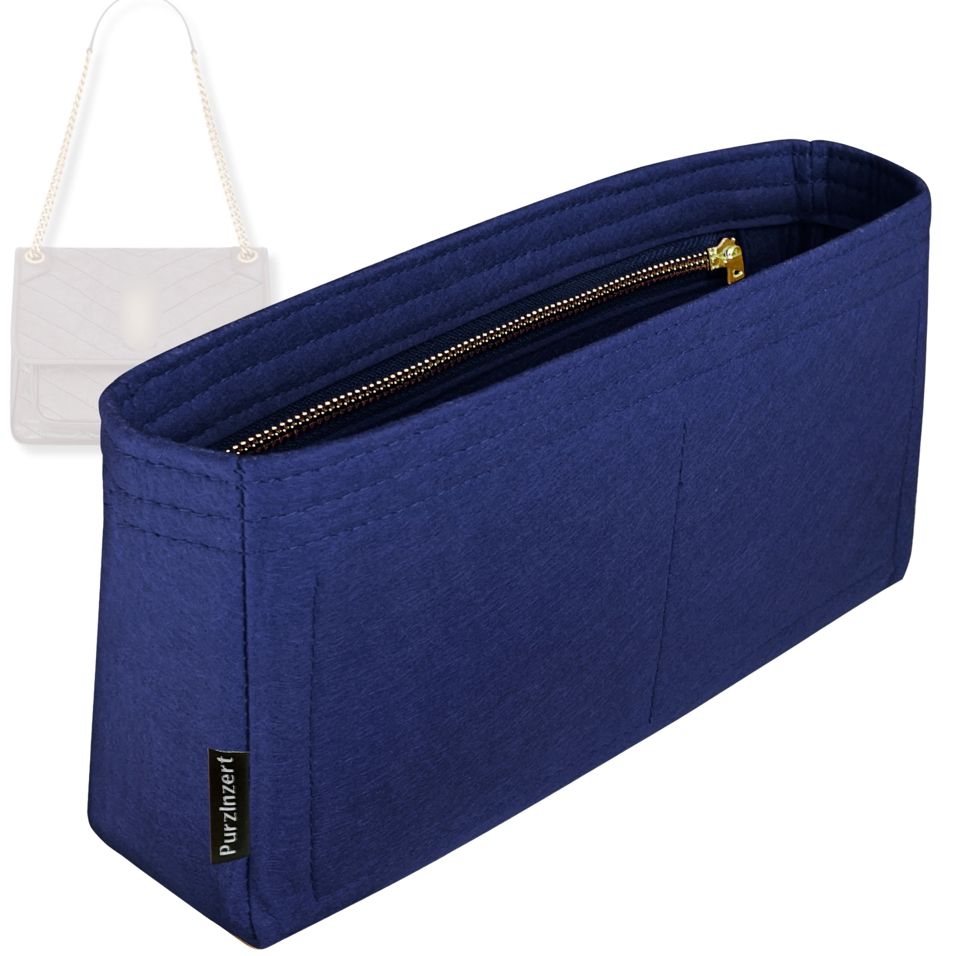 Bag Insert for (Saint Laurent (YSL), NIKI Baby) Organizer Tote Purse Organiser Liner Shaper [Premium Felt Material]