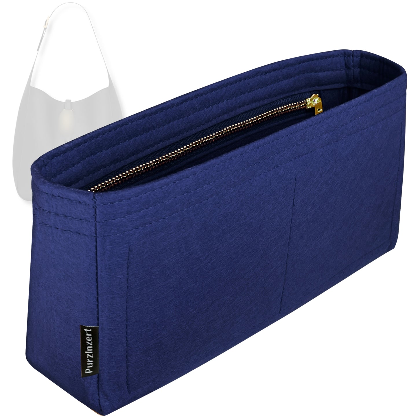Bag Insert for (Saint Laurent (YSL), LE 5 A 7 Supple Small) Organizer Tote Purse Organiser Liner Shaper [Premium Felt Material]