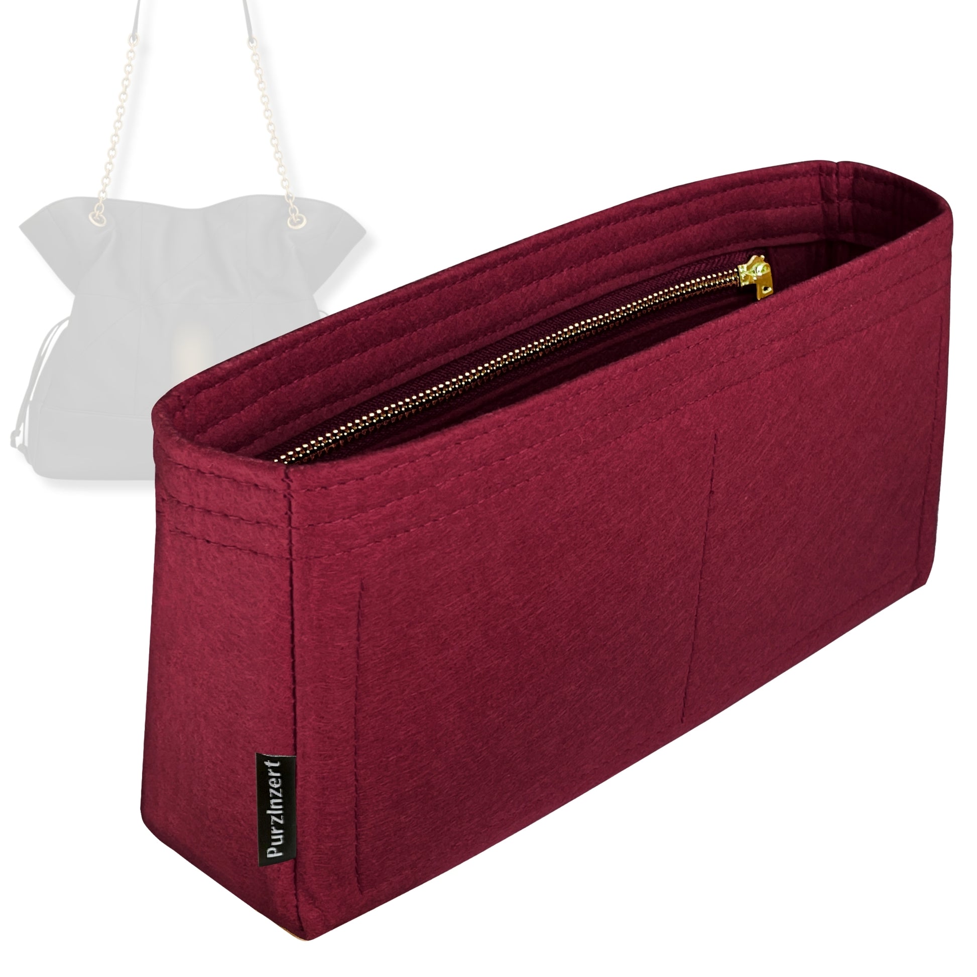 Bag Insert for (Saint Laurent (YSL), Jamie Shopping Bag) Organizer Tote Purse Organiser Liner Shaper [Premium Felt Material]