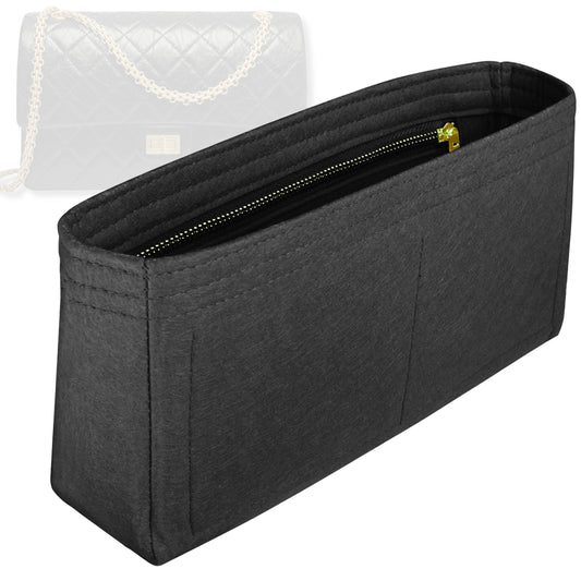 Bag Insert for (Chanel, 2.55 Handbag Large 28cm) Organizer Tote Purse Organiser Liner Shaper [Premium Felt Material]