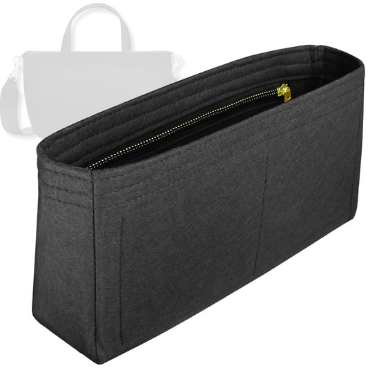 Bag Insert for (Cuyana, Mini Easy Zipper Tote) Organizer Tote Purse Organiser Liner Shaper [Premium Felt Material]