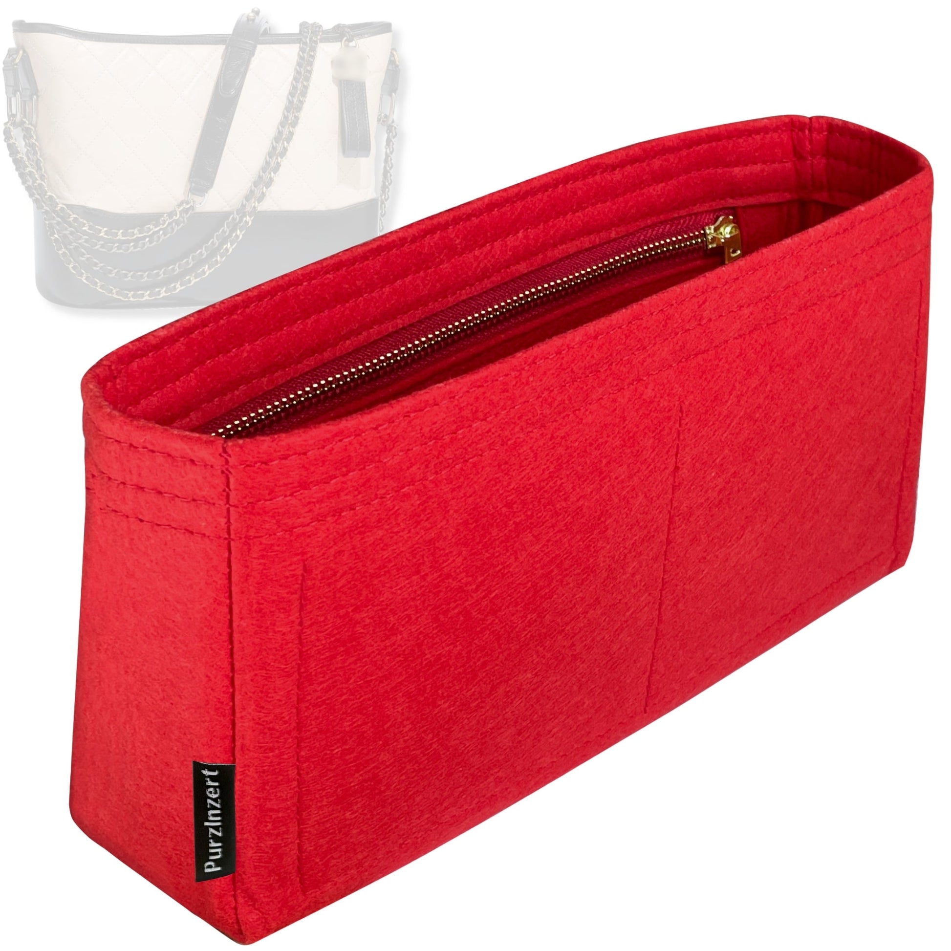 Bag Insert for (Chanel, Gabrielle Hobo) Organizer Tote Purse Organiser Liner Shaper [Premium Felt Material]